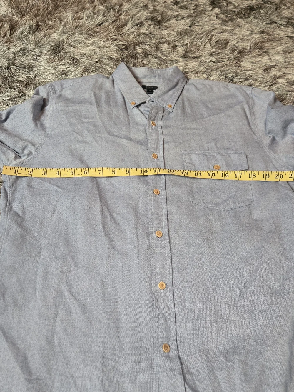 J. Crew Light Blue Button-Down Oxford Shirt In Tall Size